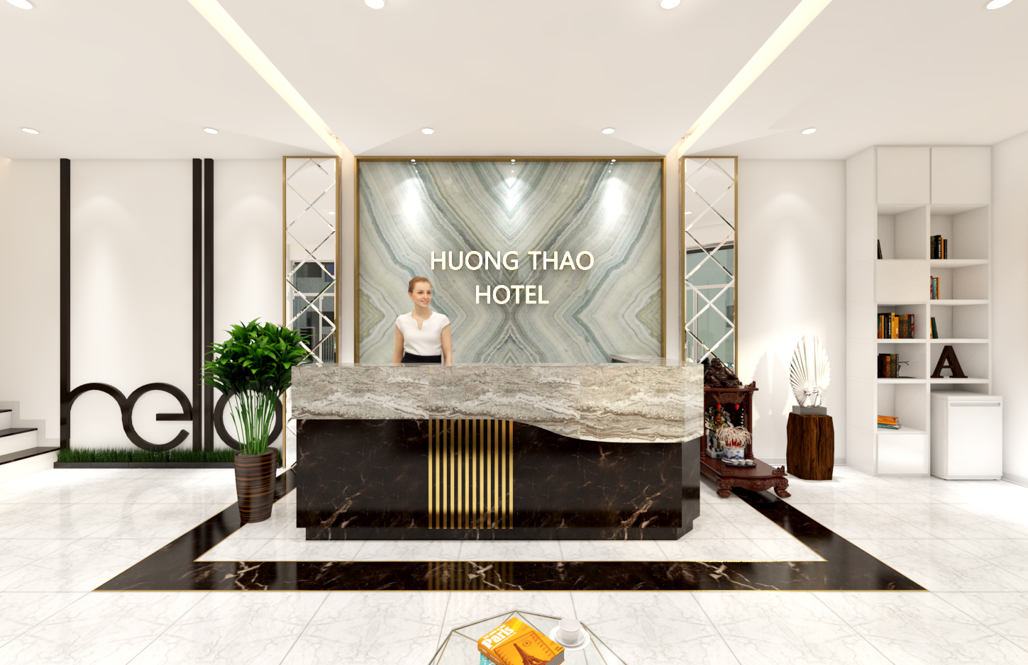 Thiết kế khách sạn mini - Chị Hương - Long Biên (1)
