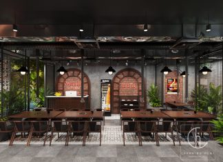 Thiết kế nhà hàng nướng tại Bắc Ninh