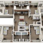 9 Mẫu thiết kế nội thất chung cư 4 phòng ngủ 6