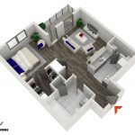 Mẫu Thiết Kế Chung Cư 1 Phòng Ngủ 5