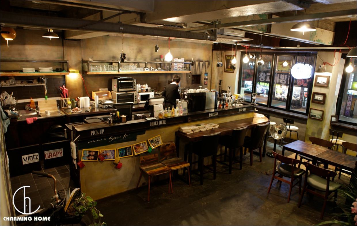thiết kế quán café theo phong cách vintage 2