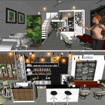 Thiết Kế quán Cafe DNL 11