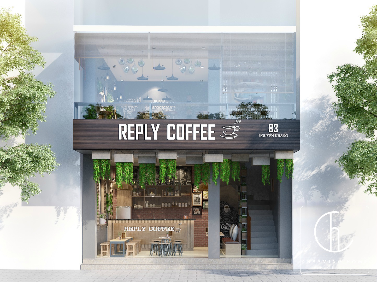 Thiết Kế Quán Cafe 83 Nguyễn Khang - Reply Coffee (7)