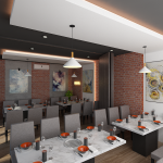 Thiết kế quán BBQ – Chú Chung – Tầng 2 VIP 1