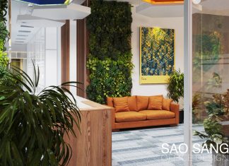 MG Holding thiết kế văn phòng nhỏ thiết kế văn phòng xanh