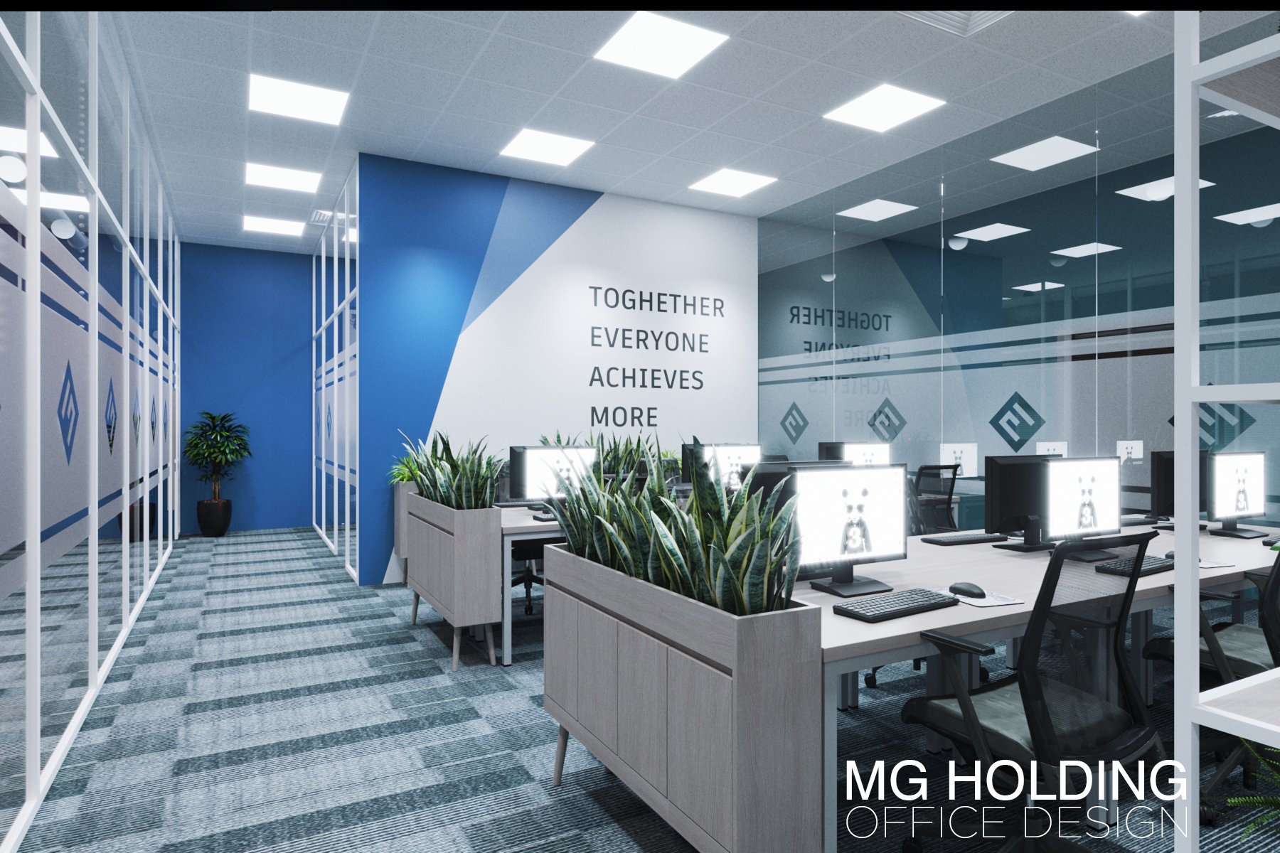 Thiết kế văn phòng MG Holding (1)