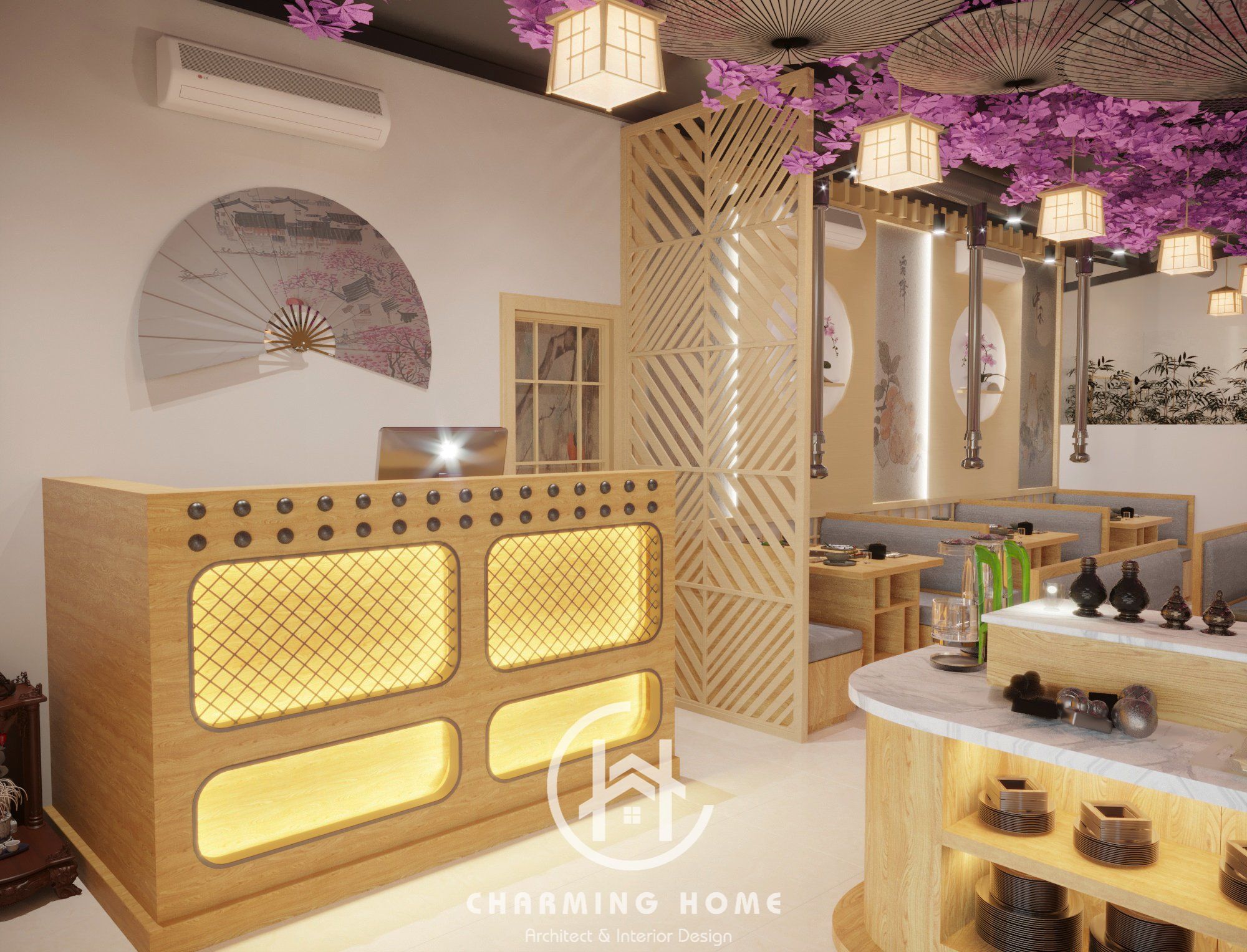 Thiết kế nhà hàng nướng Nhật tại Quảng Bình