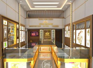 Thiết Kế Cửa Hàng Vàng